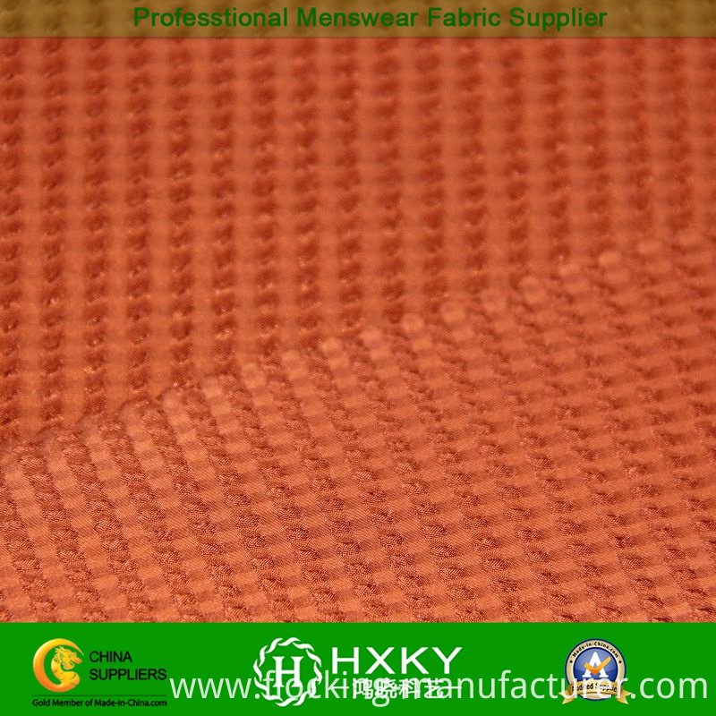 Bubble Plaids Design with Poly Semi Memory Fabric